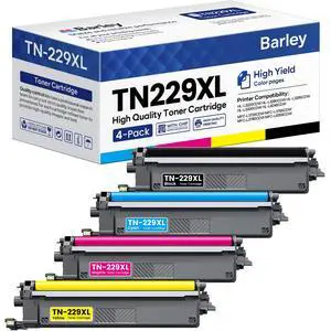 TN229XL TN229 Toner Cartridges 4 Pack Compatible TN229XL TN229 Toner Replacement for Brother TN229XL TN-229XL TN229 XL MFC-L3780CDW MFC-L3765CDW HL-L3220CDW Toner TN229XL TN229 Toner Cartridges 4 Pack Compatible TN229XL TN229 Toner Replacement for Brother TN229XL TN-229XL TN229 XL MFC-L3780CDW MFC-L3765CDW HL-L3220CDW Toner