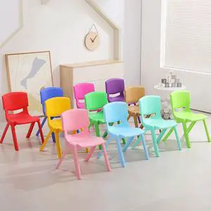 12Pcs Colorful Stackable School Chairs, Kids School Chair Seat for Toddlers Plastic Stack Chairs with 11'' Seat Height Little Kids Flexible Seating for Kindergarten Classroom Daycare 12Pcs Colorful Stackable School Chairs, Kids School Chair Seat for Toddlers Plastic Stack Chairs with 11'' Seat Height Little Kids Flexible Seating for Kindergarten Classroom Daycare
