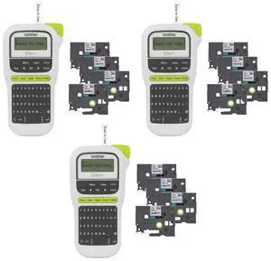 P-Touch,PTH110BP,Easy Portable Label Maker Bundle (4 Label Tapes Included),White,Small,(Pack of 3) P-Touch,PTH110BP,Easy Portable Label Maker Bundle (4 Label Tapes Included),White,Small,(Pack of 3)