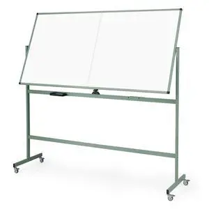 Double-Sided Mobile Whiteboard on Wheels, 72" x 36" Large Dry Erase Board with Stand & Aluminum Alloy Frame, Rolling Magnetic Standing Whiteboard for Office & Classroom (Green) Double-Sided Mobile Whiteboard on Wheels, 72" x 36" Large Dry Erase Board with Stand & Aluminum Alloy Frame, Rolling Magnetic Standing Whiteboard for Office & Classroom (Green)