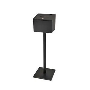 Floor Standing Box With Lock and Key. Donation Box for Church, Suggestion Box for Church, Home, Office. Tip Box, Metal Collection Box. Keys Make It Safe and Secure, Black, Non-personalized Floor Standing Box With Lock and Key. Donation Box for Church, Suggestion Box for Church, Home, Office. Tip Box, Metal Collection Box. Keys Make It Safe and Secure, Black, Non-personalized