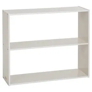 Streamline 2-Shelf Double-Sided Storage Cabinet, 30in, Double-Sided Display, White Wash Streamline 2-Shelf Double-Sided Storage Cabinet, 30in, Double-Sided Display, White Wash