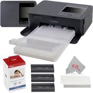Canon SELPHY CP1500 Compact Photo Printer, Black, with KP-108IN Color Ink and 4x6 Photo Paper Set Canon SELPHY CP1500 Compact Photo Printer, Black, with KP-108IN Color Ink and 4x6 Photo Paper Set