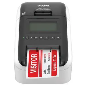 QL-820NWBC Ultra Flexible Label Printer with Multiple Connectivity Options, Black/White, 5.7" x 5" x 9.2" QL-820NWBC Ultra Flexible Label Printer with Multiple Connectivity Options, Black/White, 5.7" x 5" x 9.2"