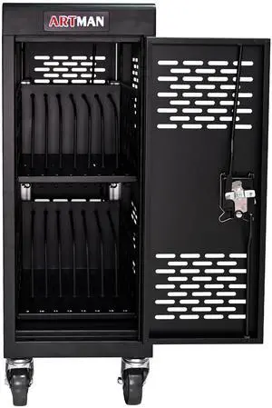 16 Devices Mobile Charging Cart for Laptop Up to 16.3-inch Screen, Charging Station and Tablet Storage Cart for iPad, Chromebooks with Cord Organizer, Black 16 Devices Mobile Charging Cart for Laptop Up to 16.3-inch Screen, Charging Station and Tablet Storage Cart for iPad, Chromebooks with Cord Organizer, Black