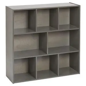 Streamline 8-Compartment Single-Sided Storage Cabinet, 36in, Kids Furniture, Grey Wash Streamline 8-Compartment Single-Sided Storage Cabinet, 36in, Kids Furniture, Grey Wash