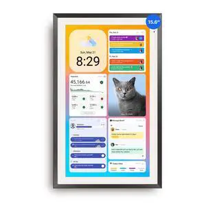15.6-inch Digital Calendar, Smart Wall Planner with Calendar Sync, Chore Chart, Meal, Install Apps & Widget, Electronic Touchscreen Display for Family Schedules, Dual Mode, with Stand (Black) 15.6-inch Digital Calendar, Smart Wall Planner with Calendar Sync, Chore Chart, Meal, Install Apps & Widget, Electronic Touchscreen Display for Family Schedules, Dual Mode, with Stand (Black)