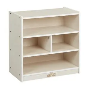 Mobile Building Block Storage Cabinet, Small, Classroom Furniture, White Wash Mobile Building Block Storage Cabinet, Small, Classroom Furniture, White Wash