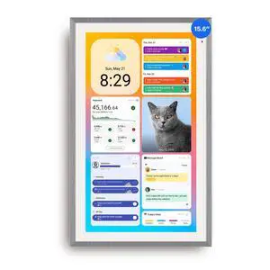 15.6-inch Digital Calendar, Smart Wall Planner with Calendar Sync, Chore Chart, Meal, Install Apps & Widget, Electronic Touchscreen Display for Family Schedules, Dual Mode, with Stand (Gray) 15.6-inch Digital Calendar, Smart Wall Planner with Calendar Sync, Chore Chart, Meal, Install Apps & Widget, Electronic Touchscreen Display for Family Schedules, Dual Mode, with Stand (Gray)