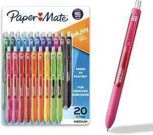InkJoy Gel Pens,Medium Point (0.7mm),Assorted Colors,- Back to School Supplies,Teacher Essentials,Journaling,Writing,Note-Taking,20 Count (Pack of 12) InkJoy Gel Pens,Medium Point (0.7mm),Assorted Colors,- Back to School Supplies,Teacher Essentials,Journaling,Writing,Note-Taking,20 Count (Pack of 12)