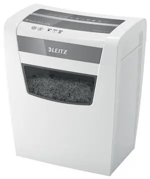 IQ Home Office S Paper Shredder, Capacity 9-8 Sheets (70-80 g/m²), Cuts Particles, Safety Level P4, 15 Litre Waste Container, Shredder, White, 80360000 IQ Home Office S Paper Shredder, Capacity 9-8 Sheets (70-80 g/m²), Cuts Particles, Safety Level P4, 15 Litre Waste Container, Shredder, White, 80360000