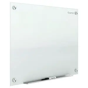 Magnetic Glass Dry Erase White Board, 48''W x 36''H Whiteboard, Infinity Frameless Mounting, White Surface (G4836W) Magnetic Glass Dry Erase White Board, 48''W x 36''H Whiteboard, Infinity Frameless Mounting, White Surface (G4836W)