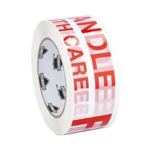 PSBM Fragile Tape, Printed Handle with Care, 48 Rolls 2 Mil 2.83 Inch 110 Yards Per Roll for Packing, Sealing, Shipping & Moving Delicate Products PSBM Fragile Tape, Printed Handle with Care, 48 Rolls 2 Mil 2.83 Inch 110 Yards Per Roll for Packing, Sealing, Shipping & Moving Delicate Products