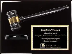 Custom Engraved Gavel Plaque Award | Free Engraving, 12x9 Inches, Metal Mounted Gavel, Brass Plate, Judges Board Members Chairpersons Auctioneers Custom Engraved Gavel Plaque Award | Free Engraving, 12x9 Inches, Metal Mounted Gavel, Brass Plate, Judges Board Members Chairpersons Auctioneers