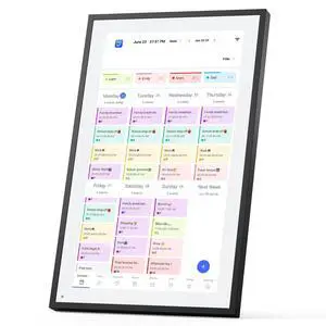 21.5" Smart Digital Calendar 1920×1080 Full HD Touchscreen Family Planner & Calendar with Chore Chart & Meal Planner, Wall-Mountable (Black White) 21.5" Smart Digital Calendar 1920×1080 Full HD Touchscreen Family Planner & Calendar with Chore Chart & Meal Planner, Wall-Mountable (Black White)