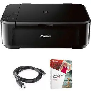 Pixma MG3620 Wireless All-in-One Photo Inkjet Multifunction Printer (0515C002) Bundle with High Speed 6-Foot USB Printer Cable and Corel Paintshop Pro (Digital Download) Pixma MG3620 Wireless All-in-One Photo Inkjet Multifunction Printer (0515C002) Bundle with High Speed 6-Foot USB Printer Cable and Corel Paintshop Pro (Digital Download)