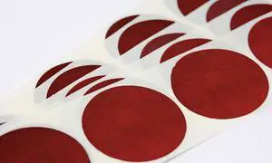 1.5 Inch Red Round Scratch Off Sticker Labels (2500) 1.5 Inch Red Round Scratch Off Sticker Labels (2500)