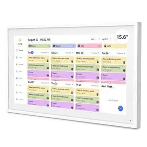 15.6 Inch Smart Digital Calendar, Wall Electronic Calendar, 1920 * 1080 IPS Full HD Touch Screen Display for Family Meal Planner Support - Seamless Scheduling, Gifts for Women, Mom 15.6 Inch Smart Digital Calendar, Wall Electronic Calendar, 1920 * 1080 IPS Full HD Touch Screen Display for Family Meal Planner Support - Seamless Scheduling, Gifts for Women, Mom