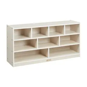 Mobile Building Block Storage Cabinet, Large, Classroom Furniture, White Wash Mobile Building Block Storage Cabinet, Large, Classroom Furniture, White Wash