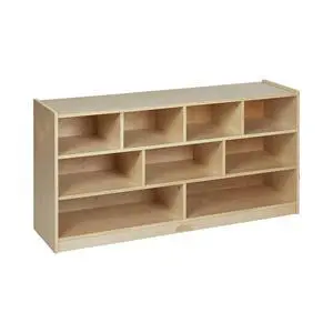Mobile Building Block Storage Cabinet, Large, Classroom Furniture, Natural Mobile Building Block Storage Cabinet, Large, Classroom Furniture, Natural
