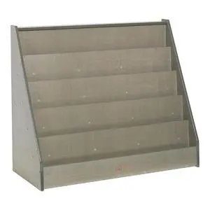 Single-Sided Wooden Book Display, Montessori Furniture, Grey Wash Single-Sided Wooden Book Display, Montessori Furniture, Grey Wash