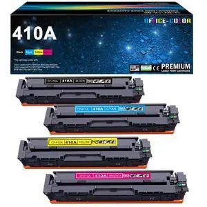 410A Toner Cartridges - Replacement for HP Color LaserJet Pro MFP M477fnw,M477fdw,M477fdn,M452dn,M452dw, M452nw,M477 M452 Series (Black, Cyan, Magenta, Yellow) 410A Toner Cartridges - Replacement for HP Color LaserJet Pro MFP M477fnw,M477fdw,M477fdn,M452dn,M452dw, M452nw,M477 M452 Series (Black, Cyan, Magenta, Yellow)