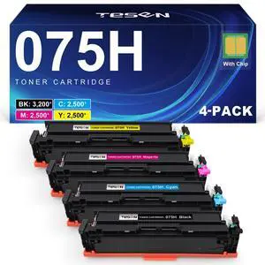 075H 075 Toner Cartridge Set MF665CDW LBP646Cdw Compatible Replacement for canon 075h 075 High Capacity Toner for Color imageCLASS MF662Cdw MF663Cdw MF665Cdw LBP646Cdw LBP647Cdw Series Printer, 4 Pack 075H 075 Toner Cartridge Set MF665CDW LBP646Cdw Compatible Replacement for canon 075h 075 High Capacity Toner for Color imageCLASS MF662Cdw MF663Cdw MF665Cdw LBP646Cdw LBP647Cdw Series Printer, 4 Pack