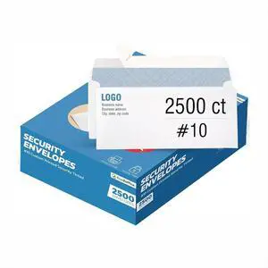 2500#10 Custom Printed Security Tinted Envelopes Letter Size Self Seal, Windowless Mailing Envelopes, Personalized with Logo and Address, Size 4-1/8 X 9-1/2", 24 LB Plain White 2500#10 Custom Printed Security Tinted Envelopes Letter Size Self Seal, Windowless Mailing Envelopes, Personalized with Logo and Address, Size 4-1/8 X 9-1/2", 24 LB Plain White