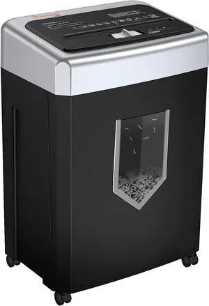 15-Sheet Cross-Cut 40-Min Heavy Duty Paper Shredder for Home Office | Anti-jam, 60dB Whisper-Quiet, P-4 High Security, Shredder for CDs, Staples, 5 Gal Pullout Bin, Easy-roll Casters C169-B 15-Sheet Cross-Cut 40-Min Heavy Duty Paper Shredder for Home Office | Anti-jam, 60dB Whisper-Quiet, P-4 High Security, Shredder for CDs, Staples, 5 Gal Pullout Bin, Easy-roll Casters C169-B
