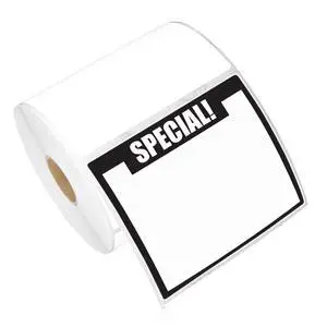 3.5" x 3" Direct Thermal Labels, 5000 Labels | Compatible with Zebra & Rollo Desktop Label Printers and More, 1" Core, Permanent Adhesive & Perforated, 500/Roll, 10 Rolls 3.5" x 3" Direct Thermal Labels, 5000 Labels | Compatible with Zebra & Rollo Desktop Label Printers and More, 1" Core, Permanent Adhesive & Perforated, 500/Roll, 10 Rolls