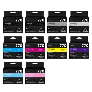 Remanufactured T770 770 Ink Cartridges P700 Ink Cartridge 10-Colors | T770020 T770120 T770220 T770320 T770420 T770520 T770620 T770720 T770820 T770920 Ink Cartridge for SureColor SC-P700 Remanufactured T770 770 Ink Cartridges P700 Ink Cartridge 10-Colors | T770020 T770120 T770220 T770320 T770420 T770520 T770620 T770720 T770820 T770920 Ink Cartridge for SureColor SC-P700