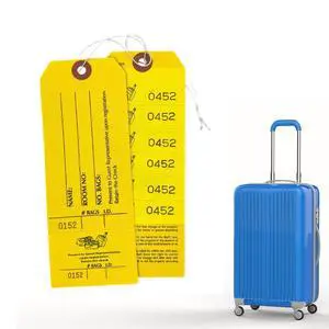 Front Desk Supply Hotel Luggage Claim Tags with Numbered Stickers & Tear-Off Claim Ticket High-Visibility Baggage Management Tags for Hotels, Group Travel, Valet & Guest Storage 1,000 Pack Front Desk Supply Hotel Luggage Claim Tags with Numbered Stickers & Tear-Off Claim Ticket High-Visibility Baggage Management Tags for Hotels, Group Travel, Valet & Guest Storage 1,000 Pack