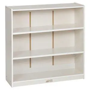 Classic Wooden Bookcase with Adjustable Shelves, 36in, Classroom Bookshelf, White Wash Classic Wooden Bookcase with Adjustable Shelves, 36in, Classroom Bookshelf, White Wash