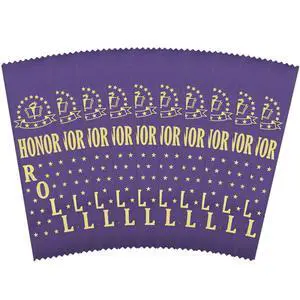 Honor Roll Award Ribbons - 1,000 Royal Purple Bookmark Style Ribbons Honor Roll Award Ribbons - 1,000 Royal Purple Bookmark Style Ribbons