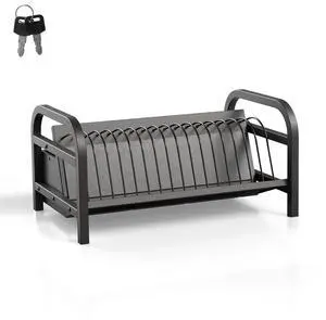 Lockable 16-Bay Laptop/Tablet Open Charging Station, Multi Device Charging Organizer, Chromebook Charging Station for Classroom, Devices up to 14 inches, Lock Box and Key, Black, STAND-LAPC3-L Lockable 16-Bay Laptop/Tablet Open Charging Station, Multi Device Charging Organizer, Chromebook Charging Station for Classroom, Devices up to 14 inches, Lock Box and Key, Black, STAND-LAPC3-L