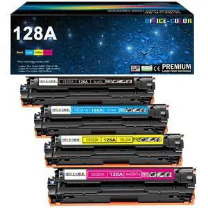 128A Toner Cartridge for HP 128A CP1525nw CM1415fnw CP1525n CM1415fn | Compatible for HP LaserJet Pro CP1525nw CM1415fnw CM1415fn CP1525n Printer Ink (Black,Cyan,Yellow,Magenta 4 Pack) 128A Toner Cartridge for HP 128A CP1525nw CM1415fnw CP1525n CM1415fn | Compatible for HP LaserJet Pro CP1525nw CM1415fnw CM1415fn CP1525n Printer Ink (Black,Cyan,Yellow,Magenta 4 Pack)