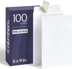 6 x 9 Catalog Envelopes, Catalog-Style with Self Seal Closure, Heavyweight 28 lb Paper, Self Sealing Envelopes for Mailing, Filing and Organizing, White, 100 Count (Pack of 10) 6 x 9 Catalog Envelopes, Catalog-Style with Self Seal Closure, Heavyweight 28 lb Paper, Self Sealing Envelopes for Mailing, Filing and Organizing, White, 100 Count (Pack of 10)