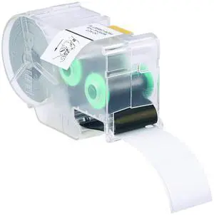 S100X220VAC P1 Cassette Self-Laminated Label, Vinyl, White S100X220VAC P1 Cassette Self-Laminated Label, Vinyl, White