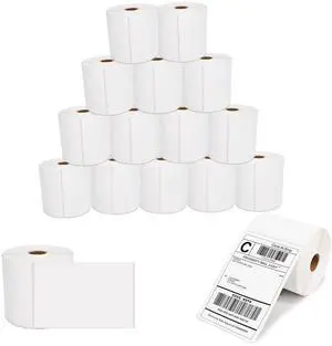 16 Rolls 4" x 6" Direct Blank Thermal Shipping Labels with 450 per Roll - Compatible with Zebra 2844 ZP-450 ZP-500 ZP-505 (16 Rolls - 7200 Labels) 16 Rolls 4" x 6" Direct Blank Thermal Shipping Labels with 450 per Roll - Compatible with Zebra 2844 ZP-450 ZP-500 ZP-505 (16 Rolls - 7200 Labels)