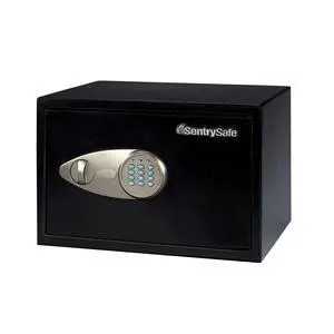Safe with Digital Keypad Lock, Steel Safe with Interior Lining and Bolt Down Kit for Money, Jewelry, Electronics, 0.58 Cubic Feet, 8.7 x 13.8 x 9.7 Inches, X055 Safe with Digital Keypad Lock, Steel Safe with Interior Lining and Bolt Down Kit for Money, Jewelry, Electronics, 0.58 Cubic Feet, 8.7 x 13.8 x 9.7 Inches, X055