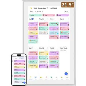 Smart Digital Calendar: 21.5-Inch Electronic Wall Calendars & Chore Chart, Full HD Interactive Touchscreen Display for Family Schedules Planner,Seamless Scheduling/Organizing-Wall/Desk Mountable Smart Digital Calendar: 21.5-Inch Electronic Wall Calendars & Chore Chart, Full HD Interactive Touchscreen Display for Family Schedules Planner,Seamless Scheduling/Organizing-Wall/Desk Mountable