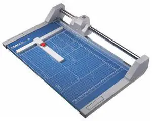 550 Professional Rotary Trimmer, 14" Cut Length, 20 Sheet Capacity, Self-Sharpening, Dual Guide Bar, Automatic Clamp, German Engineered Paper Cutter 550 Professional Rotary Trimmer, 14" Cut Length, 20 Sheet Capacity, Self-Sharpening, Dual Guide Bar, Automatic Clamp, German Engineered Paper Cutter