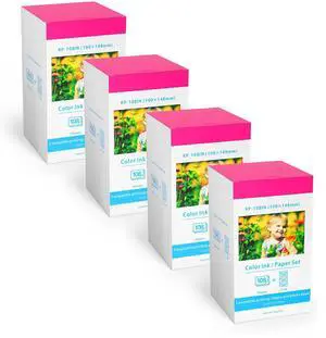4x Compatible with Canon Selphy KP-108IN Photo Paper and Ink Set | 4x6 inches, 432 Sheets Paper and 12 Pack Color Ink Cassette, Compatible with CP1500 CP1300 CP1200 CP1000 CP910 Printer 4x Compatible with Canon Selphy KP-108IN Photo Paper and Ink Set | 4x6 inches, 432 Sheets Paper and 12 Pack Color Ink Cassette, Compatible with CP1500 CP1300 CP1200 CP1000 CP910 Printer