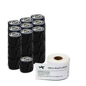 2-1/8 x 4 inch Shipping Labels | Compatible with 30323, 28 Rolls, 240 Labels Per Roll 2-1/8 x 4 inch Shipping Labels | Compatible with 30323, 28 Rolls, 240 Labels Per Roll