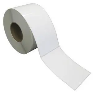 4x6 Inch Direct Thermal Paper Labels - White - Rolls - 8" OD - 3" Core - 1000 Labels Per Roll - 4 Rolls Per Box - 1 Box - for Zebra and Other Thermal Barcode Label Printers (L-VDU-40601P) 4x6 Inch Direct Thermal Paper Labels - White - Rolls - 8" OD - 3" Core - 1000 Labels Per Roll - 4 Rolls Per Box - 1 Box - for Zebra and Other Thermal Barcode Label Printers (L-VDU-40601P)
