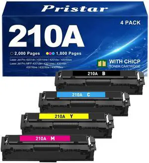 210A Toner Cartridges 4 Pack (with Chip) Compatible for HP 210A 210X | Replacement for HP Color Laser Jet Pro MFP 4301fdw 4201dw 4201dn 4301fdn 4301dw Printer (Black/Cyan/Magenta/Yellow) 210A Toner Cartridges 4 Pack (with Chip) Compatible for HP 210A 210X | Replacement for HP Color Laser Jet Pro MFP 4301fdw 4201dw 4201dn 4301fdn 4301dw Printer (Black/Cyan/Magenta/Yellow)