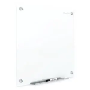 Dry Erase Board, Magnetic Whiteboard 4' x 3', Glass Board for Wall, Infinity, Brilliance White (G24836W) Dry Erase Board, Magnetic Whiteboard 4' x 3', Glass Board for Wall, Infinity, Brilliance White (G24836W)