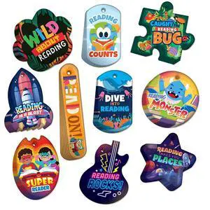 Elementary Student Young Readers Builder Brag Tag Value Pack: 500 Tags (50 Tags for Each Design) Elementary Student Young Readers Builder Brag Tag Value Pack: 500 Tags (50 Tags for Each Design)