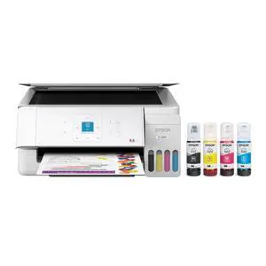 EcoTank ET-2903 Wireless All-in-One Color Supertank Printer with up to 3 Years of Ink, Refillable Tanks, Perfect for Home, 11 PPM, 1.44" Color Screen, Built-in Scanner White EcoTank ET-2903 Wireless All-in-One Color Supertank Printer with up to 3 Years of Ink, Refillable Tanks, Perfect for Home, 11 PPM, 1.44" Color Screen, Built-in Scanner White