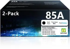 85A CE285A Toner Cartridges Black 2-Pack Replacement for HP85A 85A CE285A CE285 Black Toner Compatible for Laserjet P1102W M1212nf MFP 1102W P1100 P1102 P1102whp M1132 M1210 M1130 Printer (2 Pack) 85A CE285A Toner Cartridges Black 2-Pack Replacement for HP85A 85A CE285A CE285 Black Toner Compatible for Laserjet P1102W M1212nf MFP 1102W P1100 P1102 P1102whp M1132 M1210 M1130 Printer (2 Pack)
